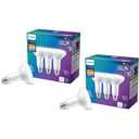 PHILIPS LED 65W BR30 6-Pack Selectable White Multi-CCT 650 Lumen (7.2 = 65W) Dimmable Frosted Flicker-Free Light Bulbs