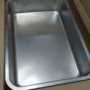 Large Stainless Steel Litter Box with High Sided, Metal Cat Litter Box, Odor-Free Non-Stick Litterbox Pan, Easy to Clean Pet Supplies Toilet Tray for Indoor Cats, Kittens or Multicat Homes