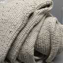 Scandilivin Homes Jute Cotton Hand Woven Area Rug (10' x 13' Natural)