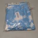 Ylingjun Mens Tie-Dyed Stretch Skinny Biker Jeans (36, Blue)