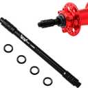 MUQZI Bicycle QR Adapter 12/15 to 9mm Front Wheel Hub Adapter 100/135/142/148mm Thru Axle Hub Quick Release for Mountain Road Bike (Black)