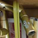 Ling's Moment Wedding Arch Backdrop Stand with Flowers - 7.2FT, 6FT Double Metal Arch Frame with Drapes for Ceremony Decoration - Bridal Shower, Artificial Floral Birthday, Set of 2, White Ivory Green