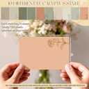 Spiareal 100 Pcs Blank Note Cards 4 x 6 in Blank Decorative Notecards Index Cards Bulk Thank Greeting Notecards for DIY School Office Wedding Baby Shower(Green,4 x 6 in,Floral)