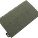 ROCOTACTICAL MOLLE Hook and Loop Mounting Placard Platform, Tactical Style Flex Loop Panel to Convert Any MOLLE Platform to a Hook/Loop Attachment for Hook/Loop Pouches or Morale Patches (Army Green)
