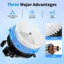 AC Heater Blower Motor Fan 700277Front Blower Motor Fit for Mercedes-Benz C250 C300 C350 2012-2015, E250 E300 E350 E400 E500 E550 2010-2017, E63 AMG S 2014-2016, Blower Motor Replaces 2128200708