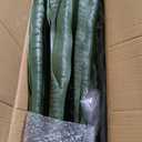 KOL 3FT 2-Pack Artificial Snake Plant, Fake Sansevieria Indoor Outdoor, 28 Thick PE Leaves Lifelike Faux Silk Plants, Home Living Room Decor 35in Mother in Law Tongue, Greenery for Office Decor, Green