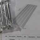 Garvee 48 Inch Lane Ramp 2 Pack Made of Recycled Rubber, Sturdy Rubber Ramp for Cars Maximum Weight Capacity 110,000 Lbs, Safe Garage Access Solution