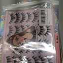 Losha Lashes Spiky Manga Lashes 14 Pairs Anime False Eyelashes 8D Wispy Eye Lashes Kit with Lash Glue and Lash Tweezers Natural Soft Fake Eyelashes (Cutes)