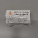 3 x Hadley Designs 50 Greenery Eucalyptus Drink Coupons for a Free at Weddings, Work Events or Party Bar, One Free Beer Wine Alcohol Soft Drink or Food Vouchers, Cheers Large Drinking Paper Raffle Cards