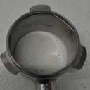 Espresso Bottomless Portafilter 54mm  Compatible with Breville Barista Express, Bambino Plus  Stainless Steel Naked Portafilter with Wooden Handle & Cleaning Brush  Breville 54mm Portafilter