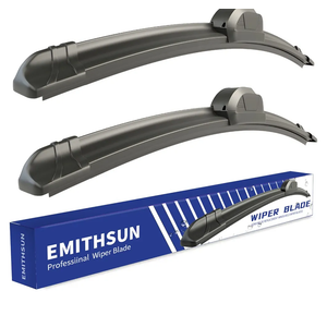 OEM QUALITY 24" + 19" Premium All-Seasons Stable And Quiet Windshield Wiper Blades(Set of 2)