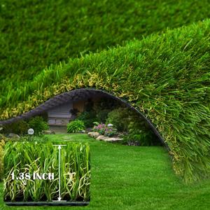 ZGR HOME&GARDEN Artificial Garden Grass 5' x 8' (40 Square ft) Fake Grass, Dog Potty Grass, So ft Pet Turf Grass Mat, Non Toxic, Thick Lawn Puppy Potty Training, Dog Mat Pad
