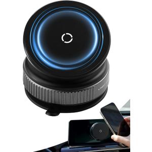 Magnetic Phone Holder for Car, 360 Adjustable Rotatable Magnetic Mount, Air Suction Magnetic Phone Mount, Vacuum Magnetic Phone Holder, Hands-Free Phone Holders for iPhone17/16 All Phones