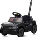 Licensed Dodge Ride on Push Car for Toddlers 1-3 Years with Handle & Music