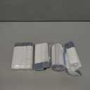 120 Counts 1.6 Gallon Mini Drawstring Trash Bags, Small Garbage Bags by KSSKSS, Code a fit 4.5-8 Liter, 1.2-2 Gal, White Trash Bin Liners for Home Office Kitchen Bathroom Bedroom