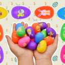 16 Pack Easter Egg Fidget Spinner Ball Toys for Kids Boys Girls Adults Easter Basket Stuffer & Easter Egg Fillers, Spinning Tops for Easter Party Favors Gifts
