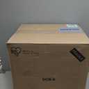 IRIS USA WeatherPro 31 Qt Storage Bins with Lids, 6 Pack, BPA-Free Plastic Gasket Box with Tight Latch and Seal, Stackable Nestable Tote Tub - Black/Red