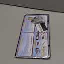 BGGTMO Carbon Fiber License Plate Frame - 100% Real Carbon Fiber Overlays Stainless Steel License Plate Frames | Stainless Steel Anti-Theft License Plate Screws | 1PC Black Gloss Plate Frame