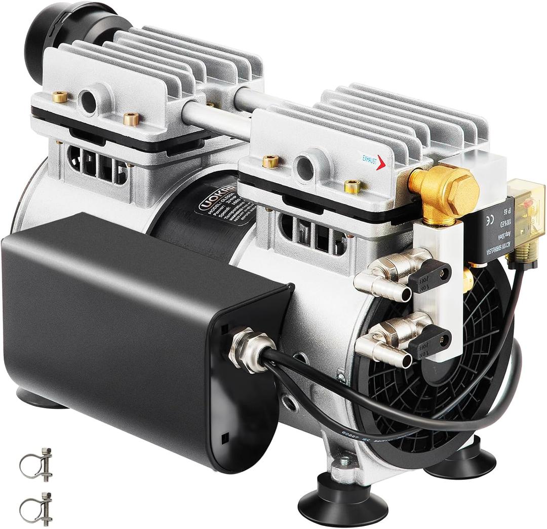 Pond Aerator Pump for Outdoor Lakes, Aeration System for Up to 3 Acre, 3/4 HP Compressor Koi Powerful (No Diffuser)