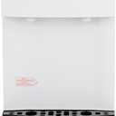 Avanti Water Cooler Dispenser Top Loading, Holds 3 & 5 Gallon Bottles with Stainless Steel Reservoir, Cold and Hot Temperature, Perfect For Homes, Kitchens, Offices, Dorms, White