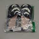 Halloween Slippers for Women, Ghost Slipper Bats Pumpkin Cookie Spider Web Fall and Winter Black Spooky House Shoes for Adult Men Indoor Outdoor, Cozy (5.5)