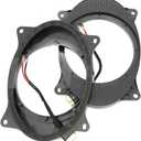YuYue Electronic 6X9 to 6,5 inch Door Speaker Spacer Ring Installation Plate Converter for Toyota 02-11 Camry/03-13 Corolla /07-15 Yaris/04-09 Solara Models
