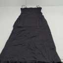LILLUSORY Womens Summer Casual Slip Dresses Spaghetti Strap Double Lined Bodycon Maxi Dress (Medium, Black)