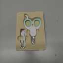 PAKEWAY Pet Nail Clipper with LED & -U-V Light, Cat Claw Trimmer with Ultra Bright LED Light for Nail Bloodline to Avoid Over Cutting, Sharp Angled Blade Grooming Tool for Dog Cat Rabbit Small Animals (Green)