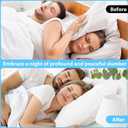QUANROL Anti Snoring Devices, Silicone Nose Clip Stop Snoring, Snore Stopper Effective to Relieve Snoring, Snoring Solution Comfortable and Quieter Sleep, Clear