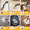 Handheld Steam Cleaner 15s Instant Heat-Up 400ML Tank Lightweight Portable Steam Cleaner for Home, Kitchen, Bathroom, Floor (White)
