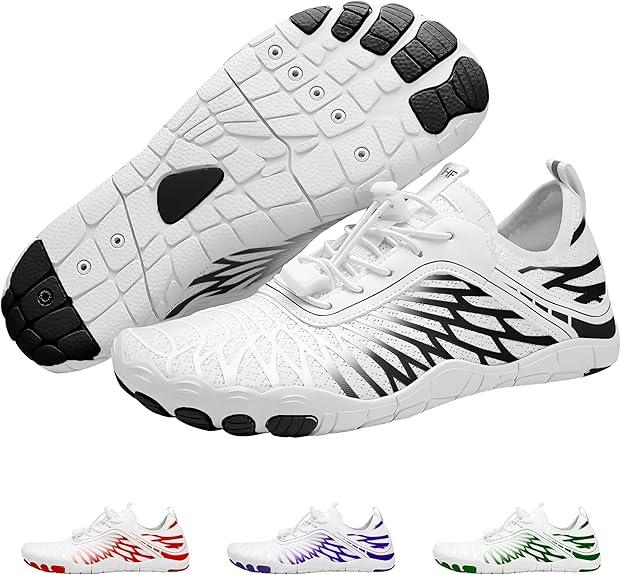 Hike Footwear HF Signature Healthy and Non slip Breathable Barefoot Shoes for Women Men wide Toe Flexible, Lightweight Daily Wear Walking Shoes Unisex 40