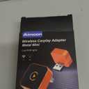 Wireless Carplay Adapter for iPhone, Wired CarPlay to Wireless, Android Auto 2in1 Mini USB Design with Fast Stable Connection Car Play for Apple iOS 10+, Android 11+ Version