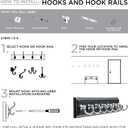 Liberty Hardware 129848 Wall Mounted Coat Rack with 5 Decorative Hooks, 27-Inch, Satin Nickel and White