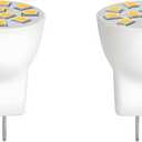 MR8 LED Light Bulbs 2W 12V Gu4.0 Bi-pin LED Bulbs Warm White 2700K-3000K for Outdoor Low Voltage Landscape Lighting and Tree Lights 2W Pack of 2