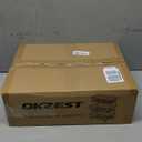 OKZEST 3-Tier Rolling Pantry Floor Organizer and Storage Cart with Wheels, Stackable Wire Pantry Baskets for Pantry Shelves, Kitchen Fruit Basket Stand and Storage Rack for Fruit Snack Onion Potato