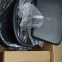 KUB High Chair for Babies and Toddlers Adjustable Foldable Convertible 5 Point Harness Easy Clean Wood-Printed Metal with Removable Tray Baby Highchair for Family (Black&Walnut Wood-Printed Metal)