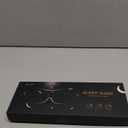 MZOO Luxury Sleep Eye Mask for Side Sleeper Men Women, Zero Eye Pressure 3D Sleeping Mask, Light Blocking Patented Design Night Blindfold, Soft Eye Shade Cover for Travel, Black