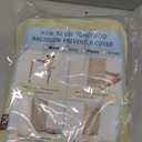 Backflow Preventer Cover Insulated Pouch (5F),The Original Pipe Insulation Cover, Pressure Vacuum Breaker Cover,Winter Outdoor Sprinkler CoverThicken 5 Layers of Material(17" W x 20" H) (Beige)