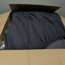 Niagara Sleep Solution Ultra Soft Queen Size Mattress Topper - Viscose Made from Bamboo Pillow Top Mattress Pad for Back Pain Relief - Naturally Cooling for Hot Sleepers, Dark Gray