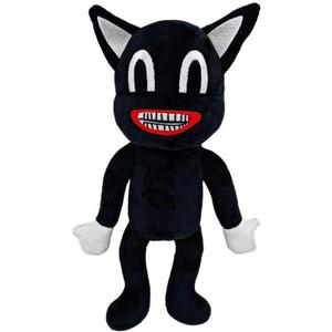 Toys 2 Pack (Sonic The Hedgehog,  Cartoon Black Cat Plush Stuffed Toy)