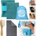 XANGNIER Sand Remover Brush Kits for Beach,Beach Vacation Essentials for Kids Women,Beach Accessories Must Haves for Summer Trip Camping Necessities&Supplies-with Hooks to Hang on The Bogg Bag,6pcs
