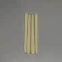 Everymoment Ivory Taper Candles - 4 Pack 10 Inch Candlesticks - Dripless & Smokeless Tapered Candle 8 Hours Unscented Cream Candle Sticks - Perfect for Wedding Holiday Dinner Party Home Decor