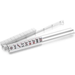 Suncle 4PCS Mahjong Racks with Pushers,Clear Acrylic American Majiang Tile Racks,Imports Modern Mahjong Racks with Built-in Pushers
