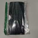 MSDADA Gas Stove Covers,8 Pcs Black 0.2mm 10.6" x 10.6" Gas Range Protectors with 2 Pcs Clear 21” Kitchen Gap Cover, Double Thickness, Non-Stick, Reusable And Dishwasher Safe