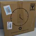 eYotto 18 Inch Large Indoor Outdoor Wall Clock Waterproof with Temperature and Humidity Display, Battery Operated Silent Non-Ticking for Garden,Pool, Patio,Porch,Bathroom,Beach House Decorative