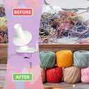Yarn Winder,Yarn Ball Winder,Hand Operated Yarn Ball Winder,Yarn Cake Winder,Manual Wool Yarn Cone Ball Winder with 50g Wool Yarn