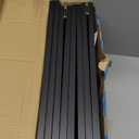 Jripae Bamboo Shoe Rack for Closet, Stackable 3 Tier Longer Shoe Organizer Shelf Holder Storage 1215 Pairs for Entryway Door Hallway Bedroom Garage Space Saving Foldable Black