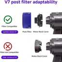 6 Pack Vacuum Filter Replacement Kit for Dyson V7, V8 Animal and V8 Absolute Cordless Vacuum, 3 Post Filter, 3 Pre Filter, Replaces Part # 965661-01 & 967478-01