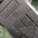 Athlefit Women's Wedge Ankle Boots Fashion Platform Lug Sole Buckle Short Booties with Side Zipper (6, Black)