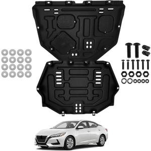 Engine Splash Shield Case Guard Compatible with Nissan Sentra 2020 2021 2022 2023 2024 Engine Cover Mud Flaps